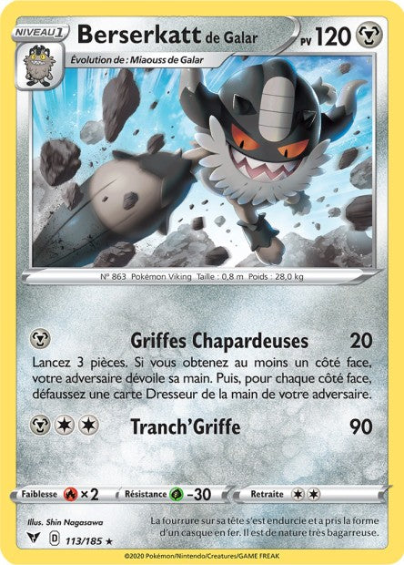 113/185 - Berserkatt de Galar