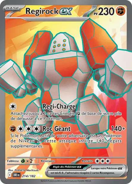 214/182 - Regirock EX