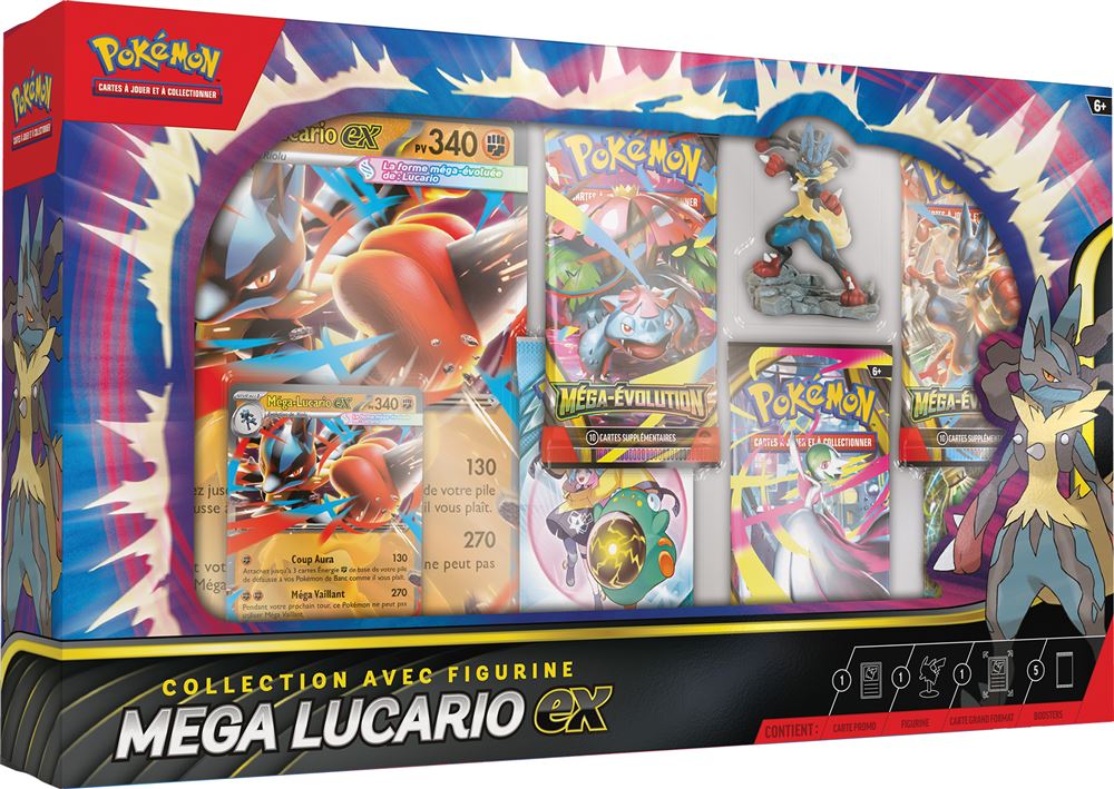 Coffret Figurine  Méga-Lucario  Ex
