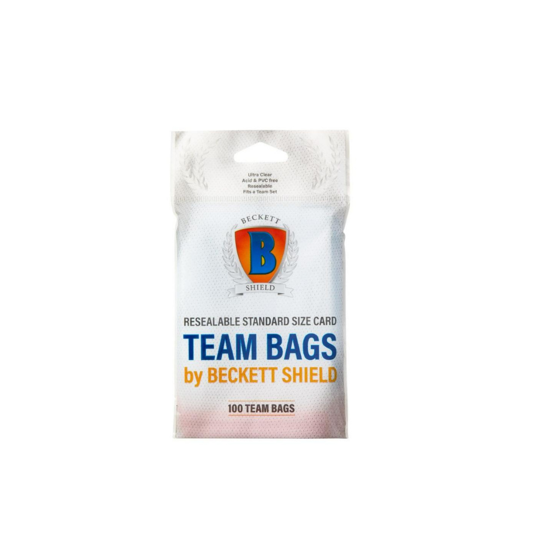 Beckett Shield - 100 Team Bags refermables taille standard