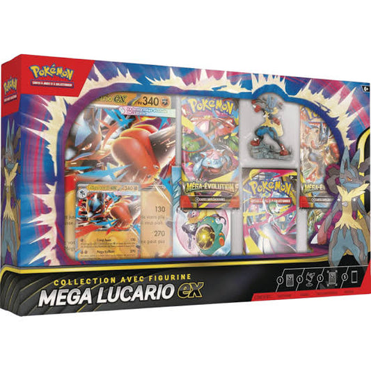Coffret mega Lucario figurine