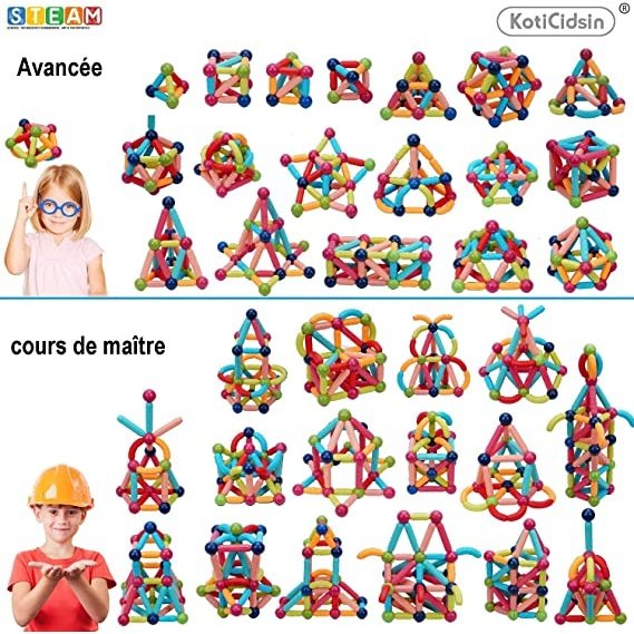 Jeu de Construction Magnétique