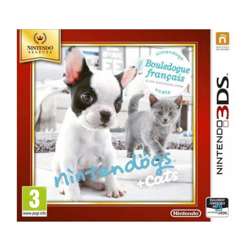 NINTENDOGS + CATS BOULEDOGUE FRANCAIS 3DS