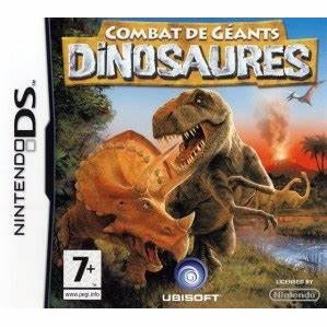 Combat géants de dinosaures ds